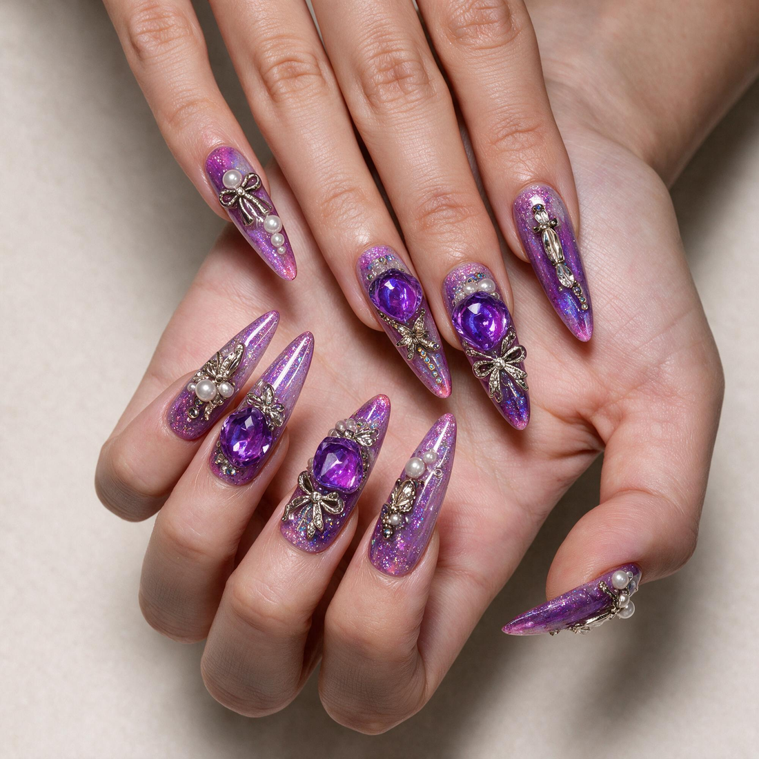 Amethyst Enchantment | Long Stiletto