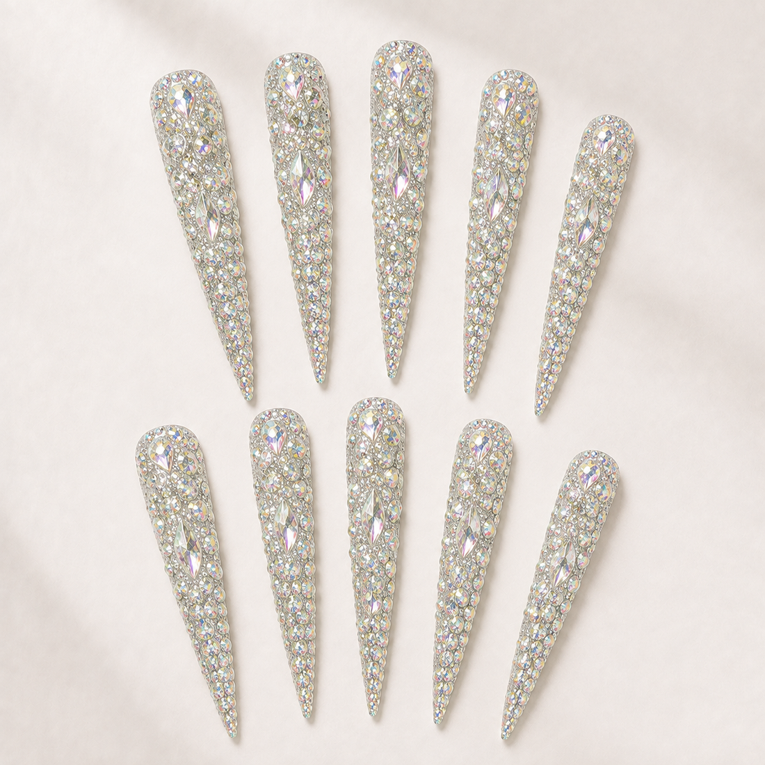 Starlight Crystal | Extra‑Long Stiletto