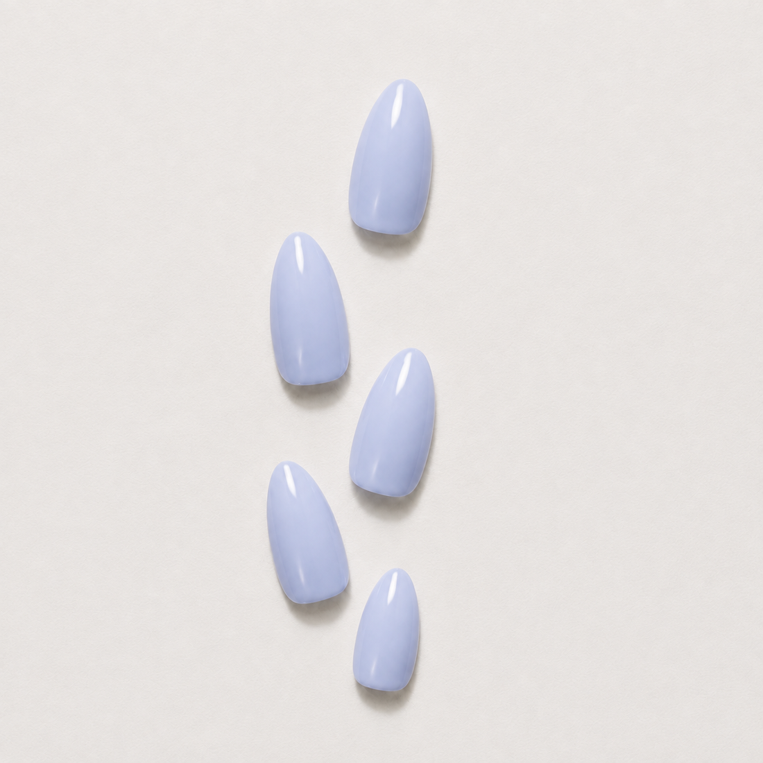 Solid Nails | Medium Long Almond (6 colors)
