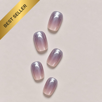 Cat-Eye lilac Pink Ombré | Short Squoval