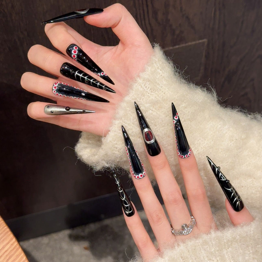 Dark Tentacle | Extra-Long Stiletto