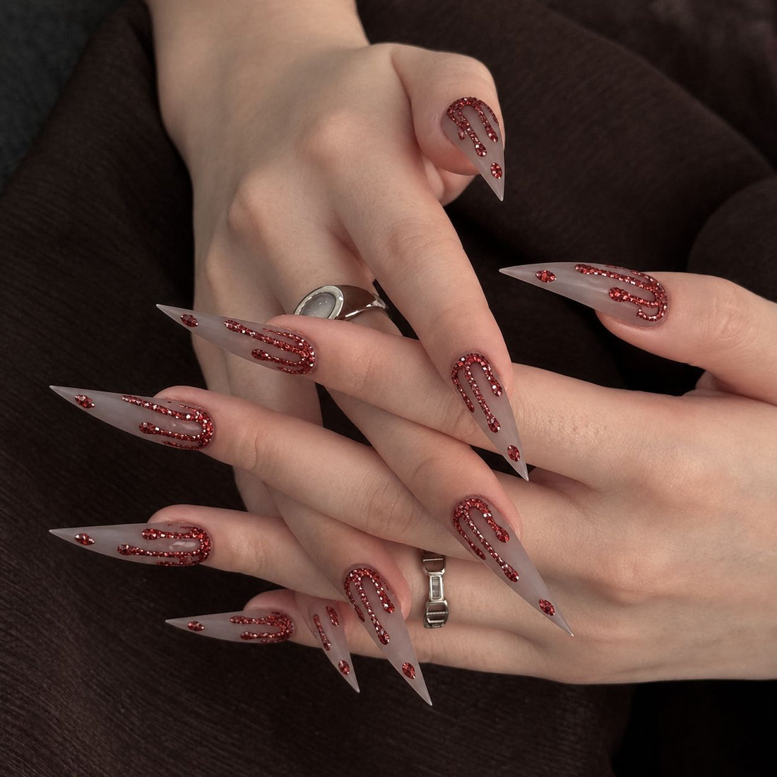 Ruby Drip | Extra-Long Stiletto