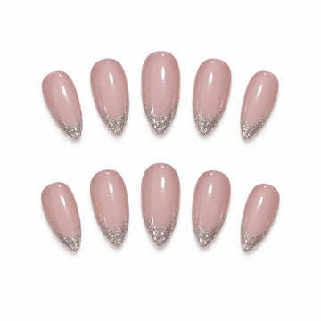 Champagne Stardust | Medium-Long Almond