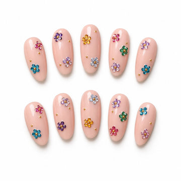 Jewel Garden | Medium-Long Almond