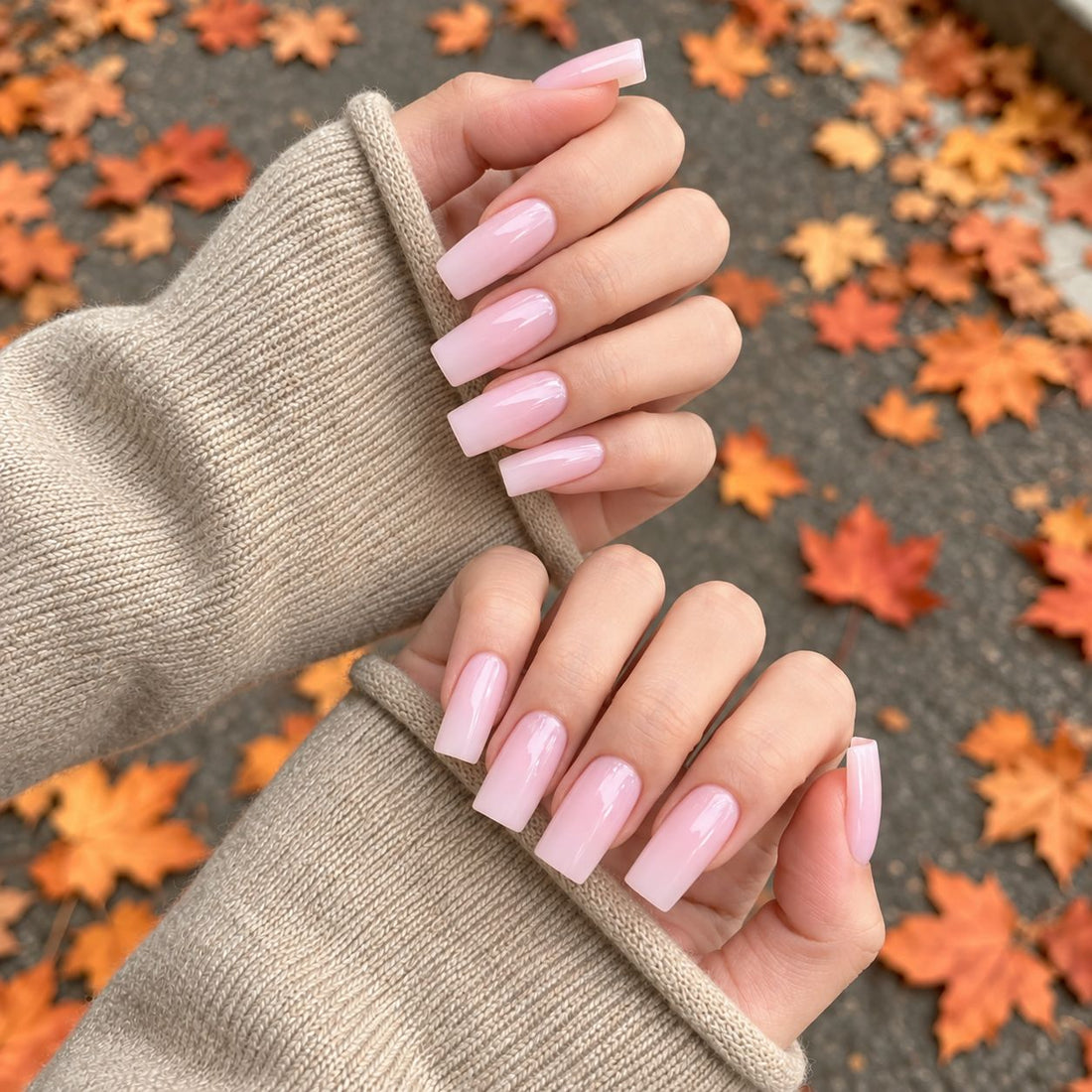 Blush Veil | Long Square
