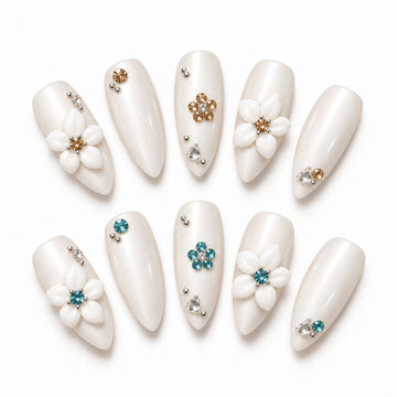 Ivory Garden | Medium-Long Almond