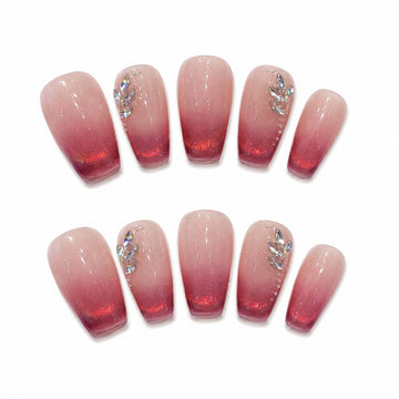 Dusk Blush | Medium-Long Coffin
