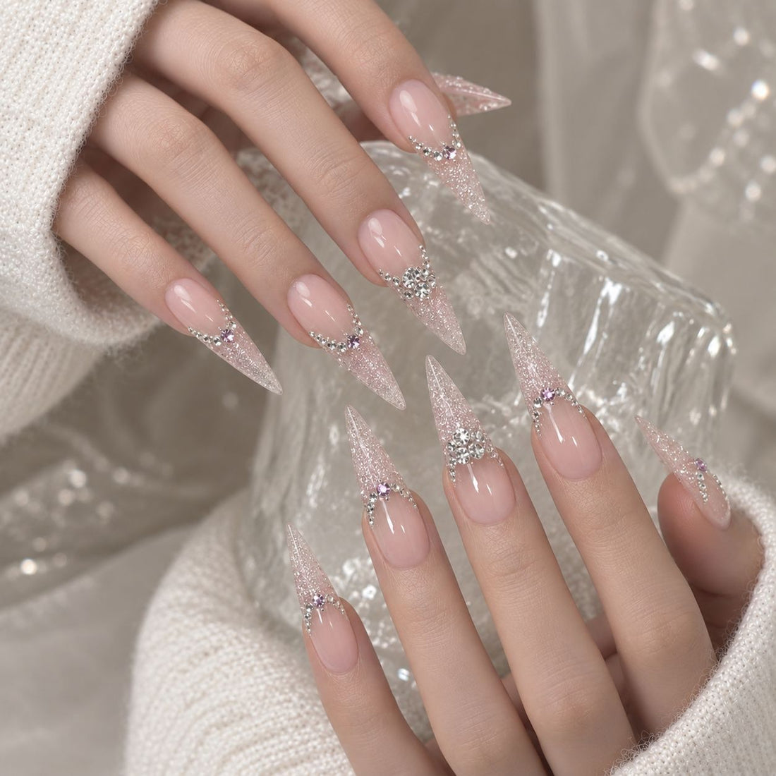 Lilac Chain | Long Stiletto