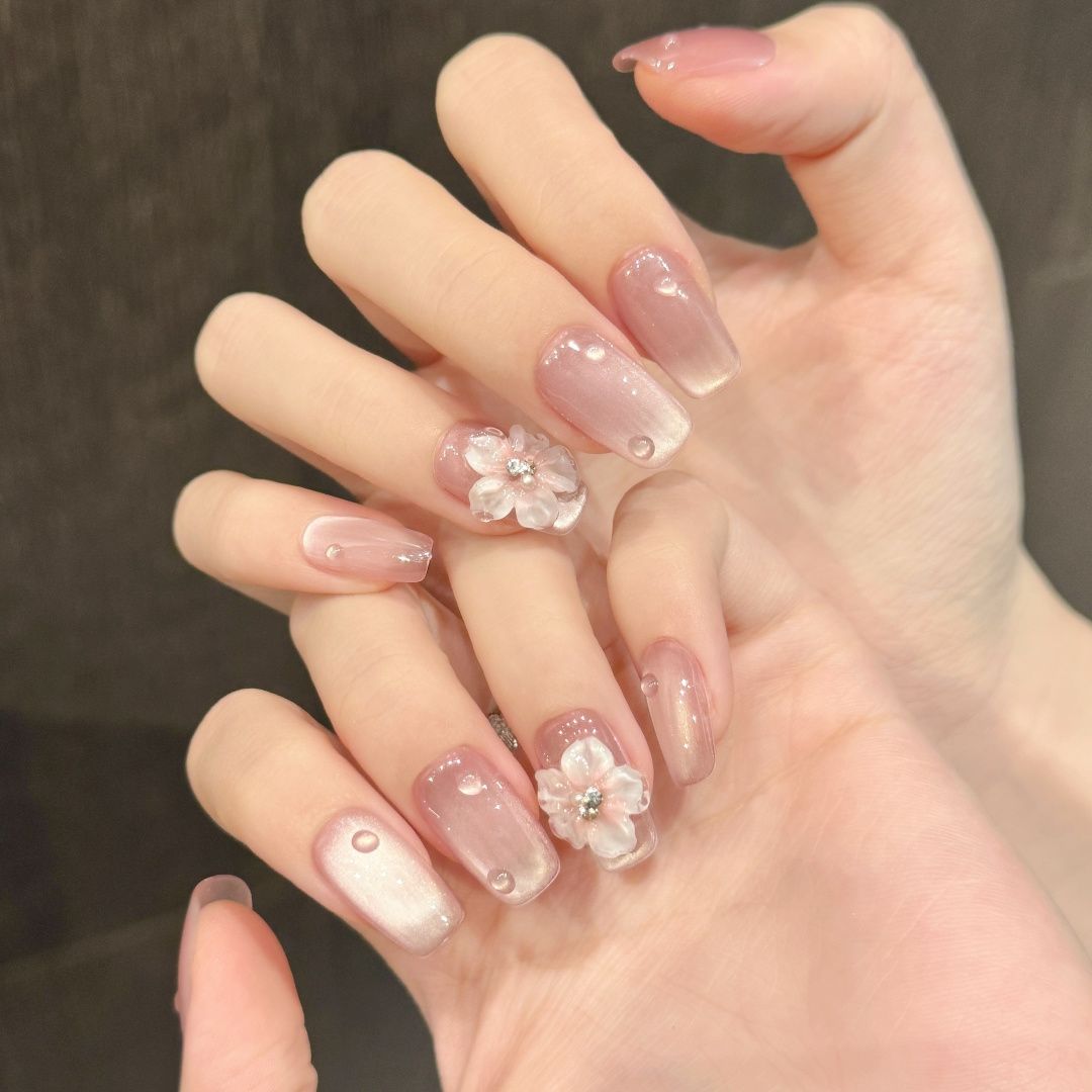 Pink Dew | Short Squoval