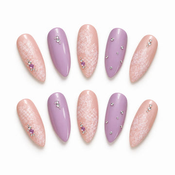 Lavender Lace | Long Almond