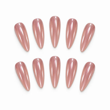 Rosé Glaze | Medium-Long Almond