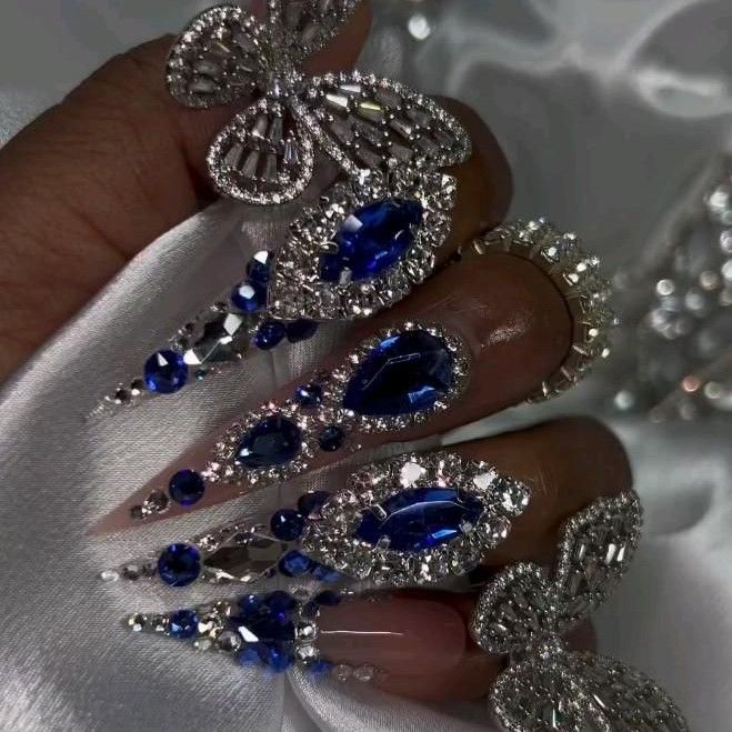 Azure Cipher | Long Stiletto