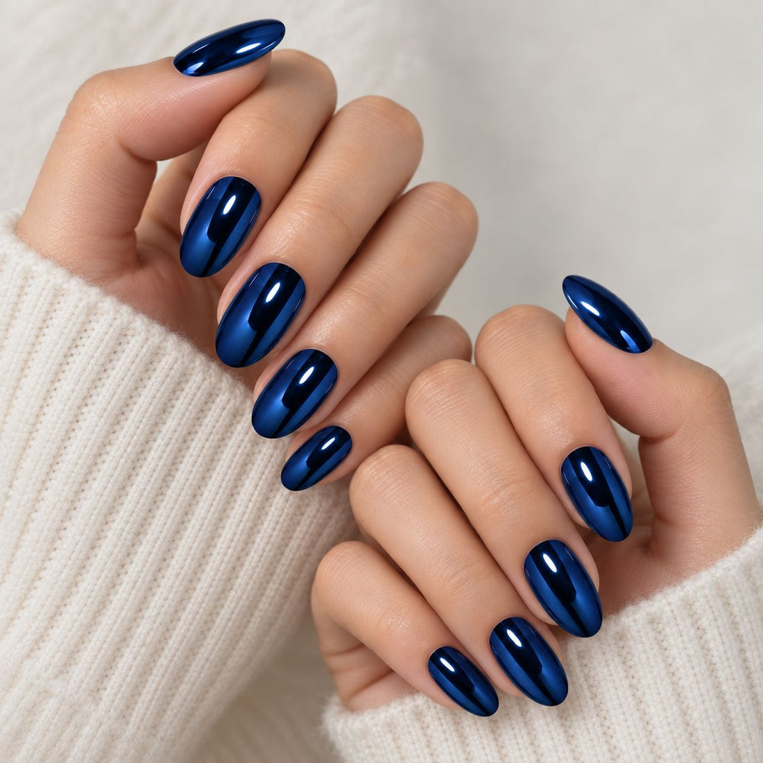 Sapphire Mirror | Short Almond (24 pieces)