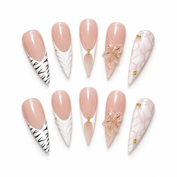 Ivory Petal | Long Stiletto