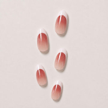 Blush French | Short Almond (30 pieces)