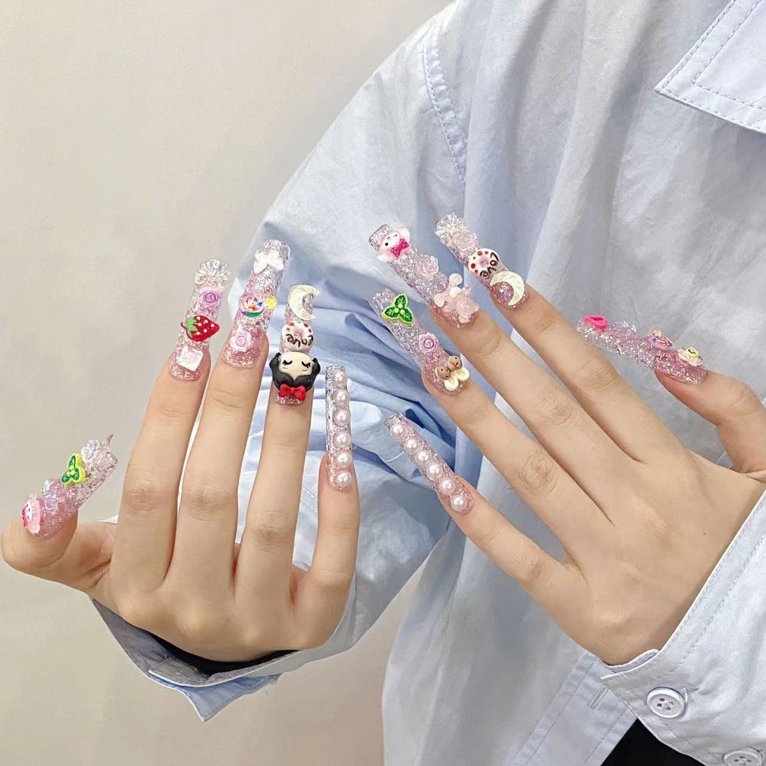 Kawaii Glow | Long Coffin