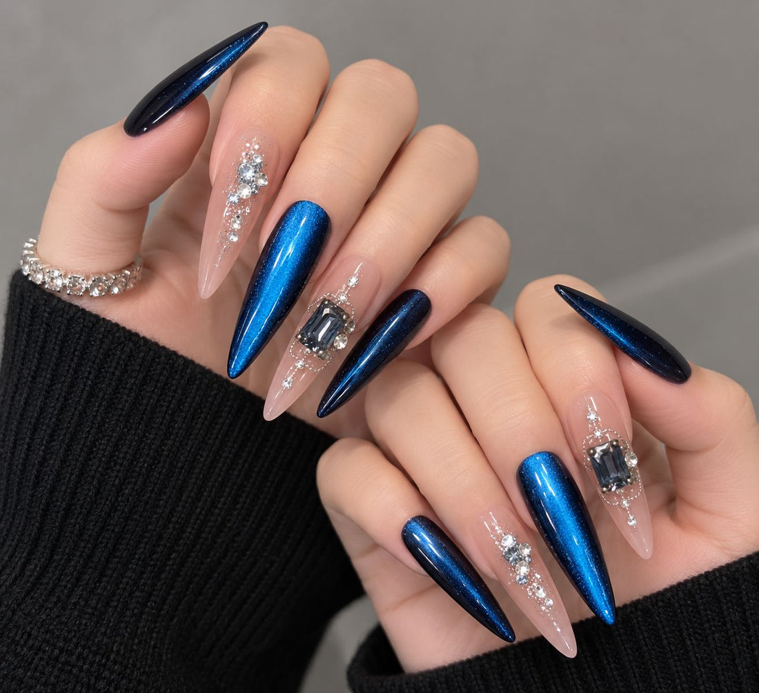 Azure Obsidian | Extra-Long Stiletto