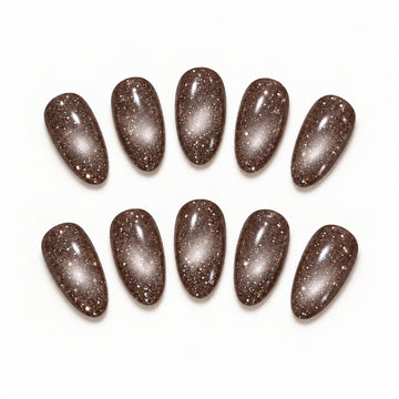 Mocha Galaxy | Medium Oval