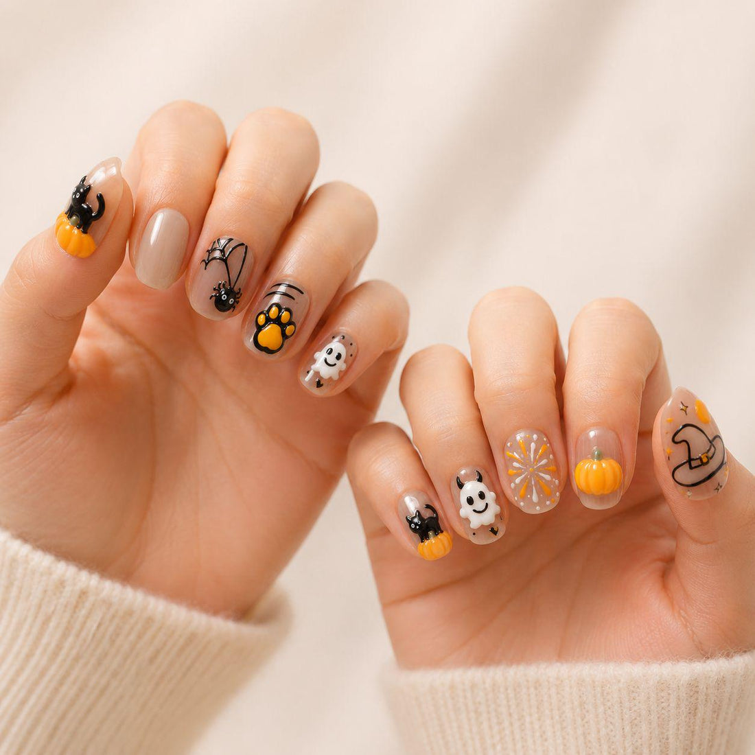 Ghost Halloween | Short Square