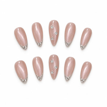 Diamond Veil | Medium-Long Almond