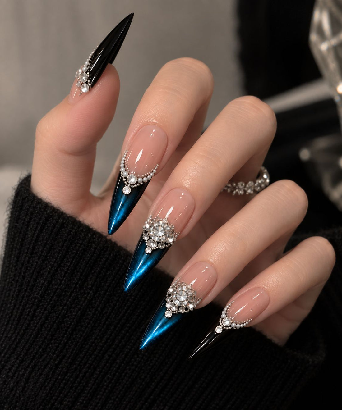 Sapphire Royale | Extra-Long Stiletto