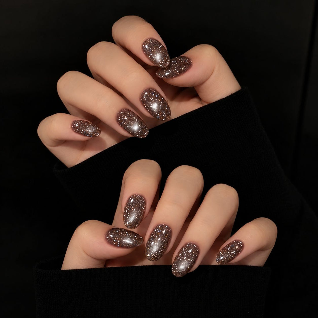 Mocha Galaxy | Medium Oval