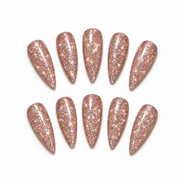 Champagne Stardust | Long Almond