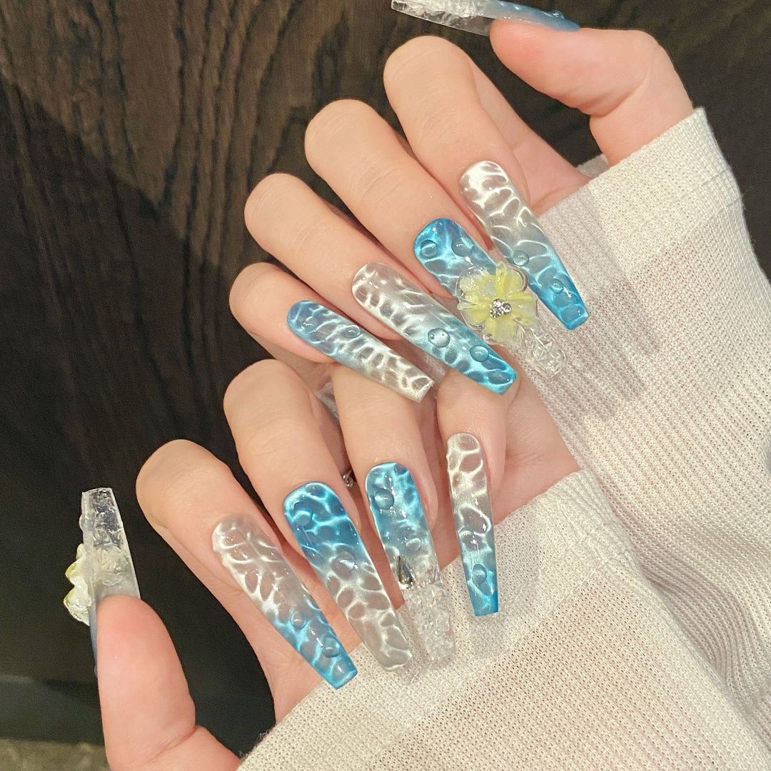 Aqua Wave | Long Coffin