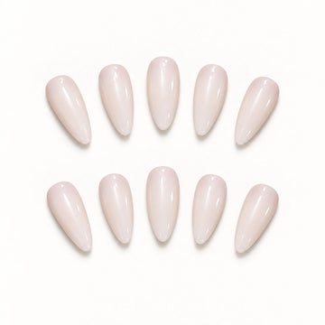 Porcelain Veil | Medium-Long Almond