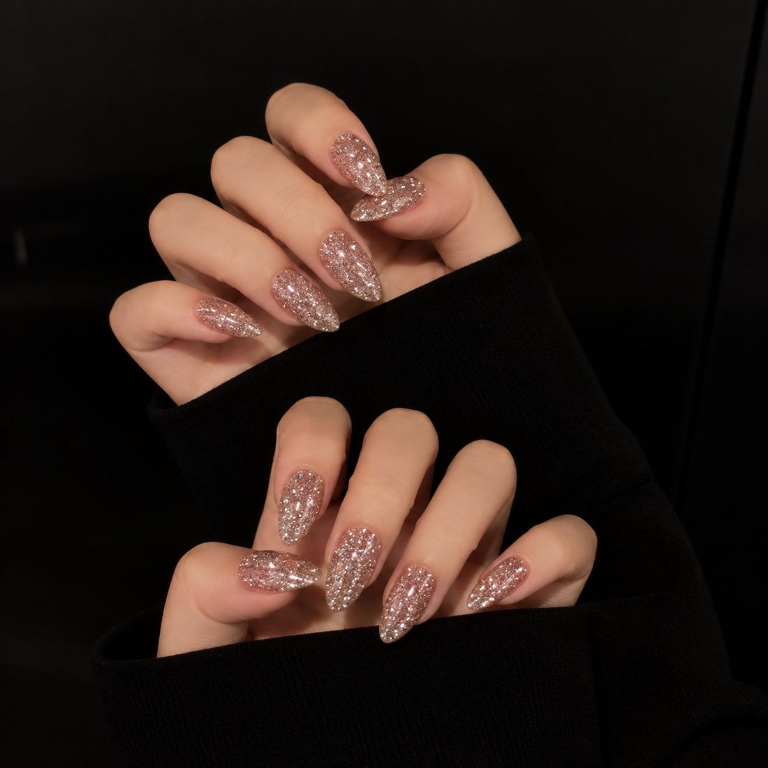 Champagne Stardust | Long Almond