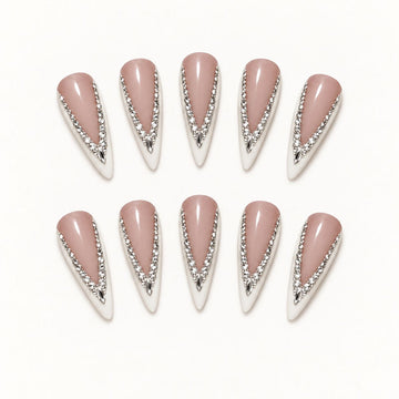 Diamond Veil | Long Stiletto