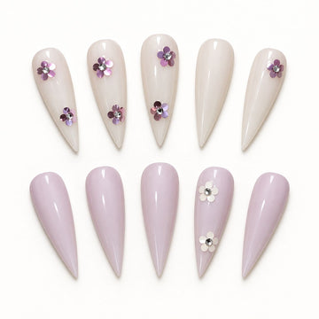 Lavender Duet | Long Stiletto