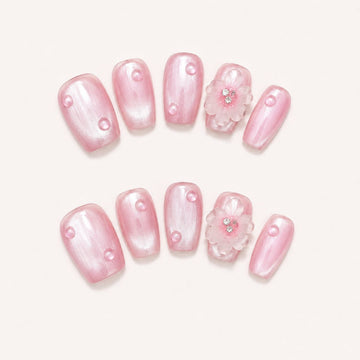 Pink Dew | Short Squoval