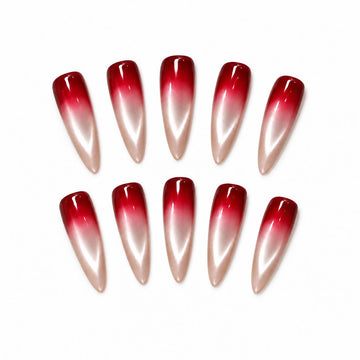 Cherry Fade | Long Coffin / Long Stiletto
