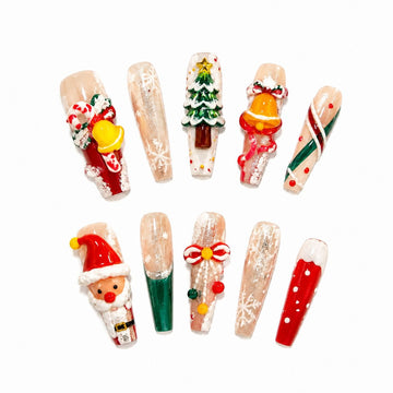 Christmas Sculpted | Long Coffin