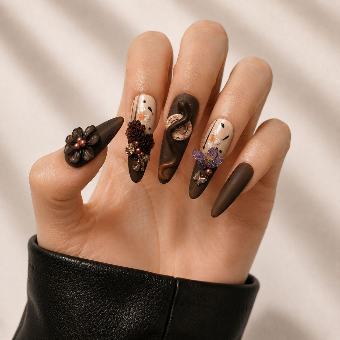 Serpentine Bloom | Long Stiletto