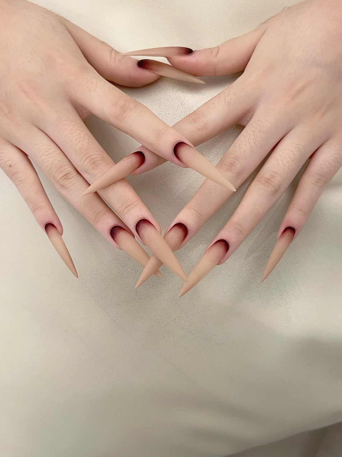 Burgundy Eclipse | Extra-Long Stiletto