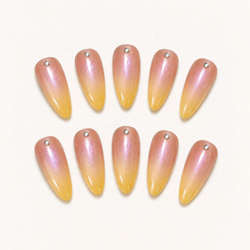 Sunset Halo | Medium-Long Almond